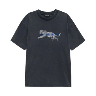 Anine Bing Dames, Tops, Grijs, Maat: XS Katoen