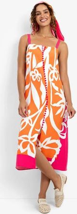 Trina Turk Haisley Printed Dress in Daylily at Nordstrom, Size 14