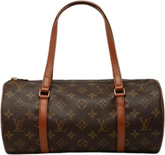 Louis Vuitton Pre-owned Papillon 30 - Dames - Vintage Schoudertas - Bruin - ONE Size - Leer - Vintage