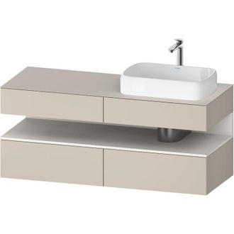 Duravit Qatego Consola Mueble Bajo Lavabo, 2 Extensiones, 2 - Duravit