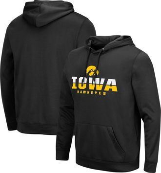 Colosseum Mens Colosseum Black Iowa Hawkeyes Lantern Pullover Hoodie at Nordstrom, Size Medium