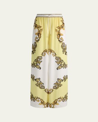 Alice & Olivia Golden Coast Ojai Wide-Leg Pants