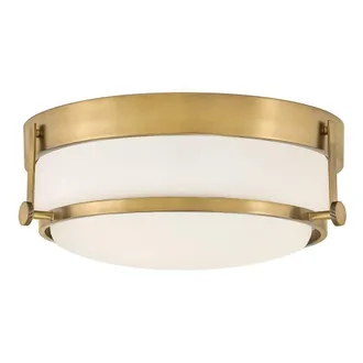 Netlighting Harper 3 Light Batten Heritage Brass in Bronze