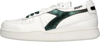Diadora MI Basket Row Cut - Dames - Sneakers - Wit - 36 1/2 EU - Katoen - Schoenen