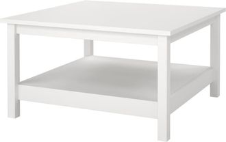 ebuy24 Mesa de centro madrid 1 estante color blanco