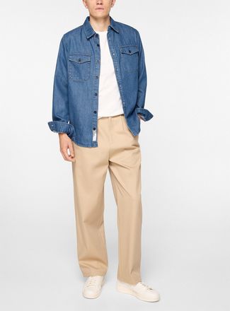 A.P.C. Mens Ricky pleated chinos