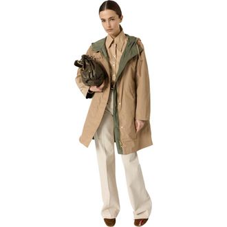Gerard Darel Jannis Parka Coat in Sand at Nordstrom, Size X-Large
