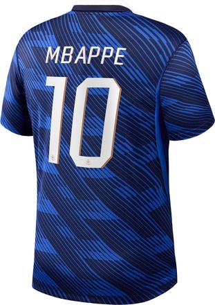 Nike Kylian Mbapp&eacute; France National Team 2026 Stadium Home Nike Mens Dri-FIT Soccer Jersey in Blue | NN203949087-FFF