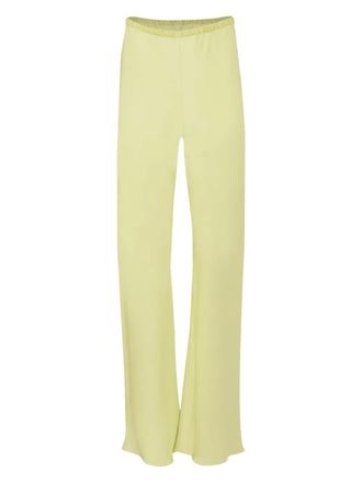 Peter Cohen Bias wide-leg trousers - women - Silk - S - Yellow