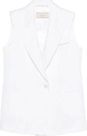 PESERICO Gilet smanicato - Bianco