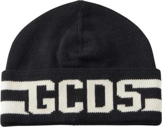 GCDS Berretto con logo - - Accessories - unisex - Nero - ONE SIZE
