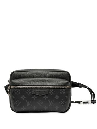 Louis Vuitton 2019 Monogram Taigarama Outdoor Bumbag belt bag - unisex - Fabric/Leather/Cotton - One Size - Black