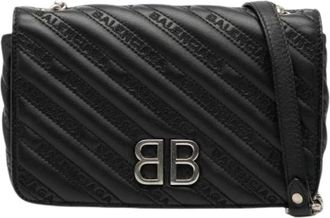 Balenciaga Pre-owned Vintage Crossbody Bag - Dames - Vintage Schoudertas - Zwart - ONE Size - Leer - Vintage