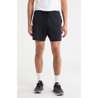 Rhone Endure 6-Inch Lined Training Shorts in Pure Black at Nordstrom, Size Xx-Large