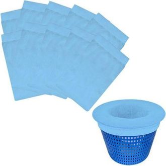 OEM Rhg Lot De 30 Chaussette Skimmer Piscine Pour Les Paniers Skimmers Swimming Pool Skimmer Socks Chaussette Pour Filtre Skimmer Pr&eacute;filtre Universel Skim