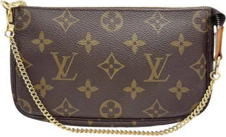 Louis Vuitton Brown Monogram Pochette Pouch (Pre-Owned)