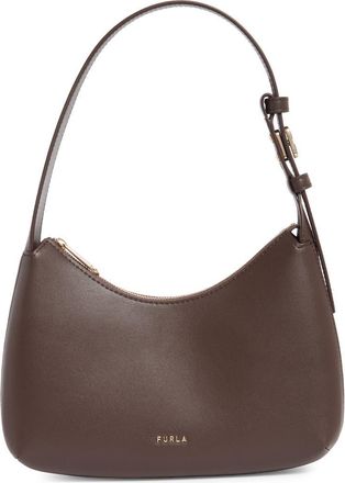 Furla Febe Leather Shoulder Bag in Cioccolato at Nordstrom Rack