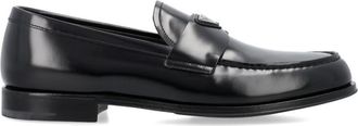 Prada Black Leather Loafers