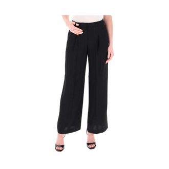 HUGO BOSS Hugo, Wide Trousers, female, Black, Size: 2XL Tiana4 Wide Trousers