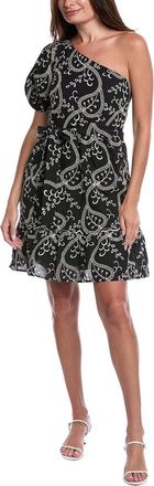 Anne Klein One-Shoulder Puff Sleeve Mini Dress