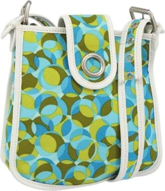Celine Pre-owned Vintage Canvas Crossbody Tas - Dames - Vintage Schoudertas - Blauw - ONE Size - Vintage