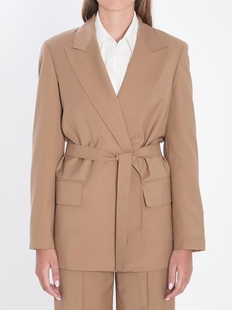 Max Mara Blazer In Wolcanvas