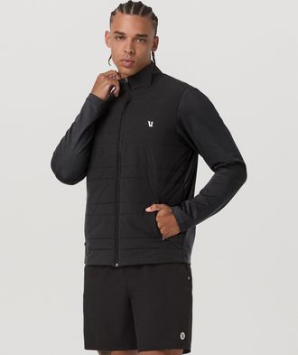 Vuori Clothing Sunday Insulated Hybrid Jacket | Black | Medium