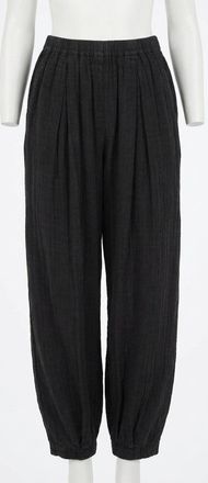 Z Supply Step Out Gauze Pants In Black