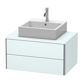 Duravit Mueble De Pared Duravit Xsquare 80.0 X 54.8 Cm, 2 Cajones, Color (frente/cuerpo): Azul Claro Mate - Xs491000909