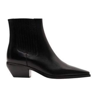 Parall&egrave;le Parallele - Kira Enkellaars - Dames - Schoenen - Zwart - Maat: 36 EU Leer