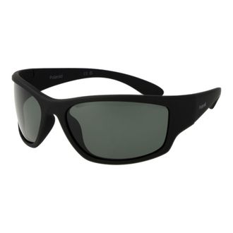 Polaroid Unisex Black Plastic Sunglasses - One Size