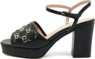 Gucci Sandali con plateau GG - Nero