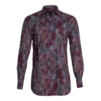 Gabriele Pasini Casual Shirts, male, Multicolor, Size: 2XL Floral Paisley Shirt