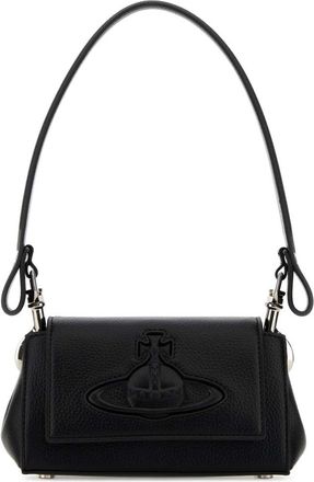Vivienne Westwood Black Hazel Small Shoulder Bag