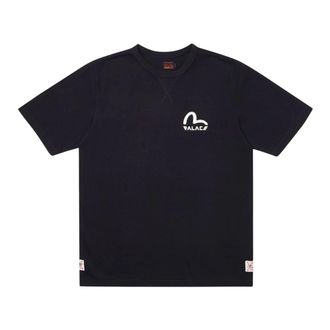 Evisu T-Shirts, male, Black, Size: 2XL Limited Edition Black T-Shirt