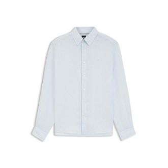BOSS Regular-fit linen button-down shirt