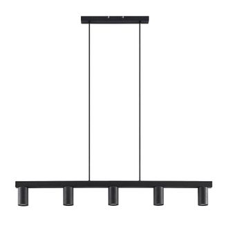 Lindby Lindby L&aacute;mpara Colgante baliko En Negro De Metal