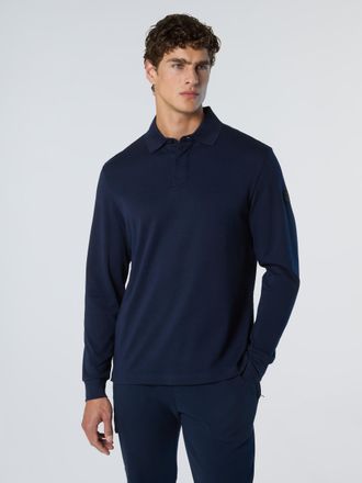 North Sails Polo Shirt Interlock met lange mouwen