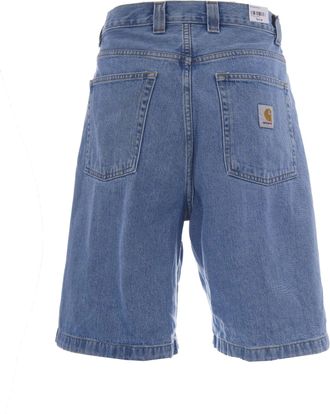 Carhartt Work in Progress Mens Bermuda Shorts Brandon Blue Cotton Smith Denim smith