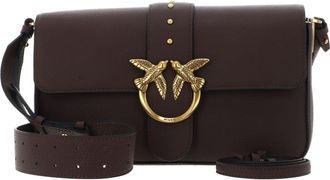 Pinko Love One Classic Slouchy FL Ciocdehyde Amaro Shoulder Bag Antique Gold Brown