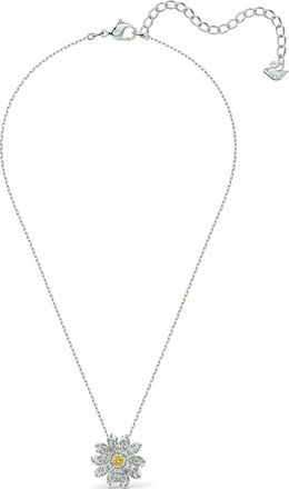 Swarovski Eeuwige Bloem Hanger Ketting - Dames - Accessoires - Geel - Maat: ONE Size