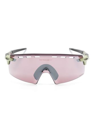 Oakley Encoder shield-frame sunglasses - unisex - Acetate - One Size - Black