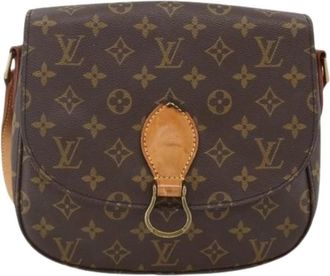 Louis Vuitton Pre-owned Vintage Cross Body Bag - Dames - Vintage Schoudertas - Bruin - ONE Size - Leer - Vintage