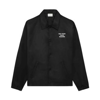 Dr&ocirc;le de Monsieur Light Jackets, male, Black, Size: XL Slogan Jacket