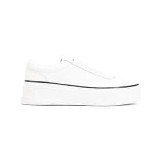 Jil Sander White Low Calf Leather Sneakers-Uomo