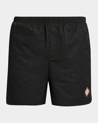 Casablanca Jacquard Swim Shorts