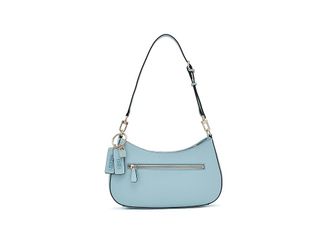 Guess Noelle Ii Top Zip Shoulder Bag Shoulder Womens Handbags Aqua, Polyurethane