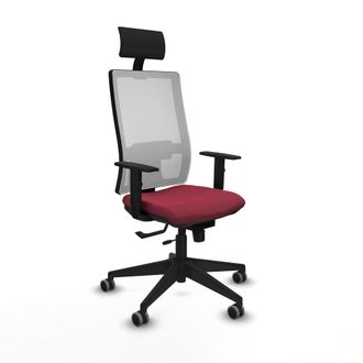 Piqueras y Crespo Silla De Oficina Con Cabecero Piqueras Y Crespo 1d066g1 Granate