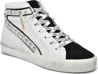 Vintage Havana Gadol High Sneaker Womens White Studded Lifestyle Shoes RHS4491