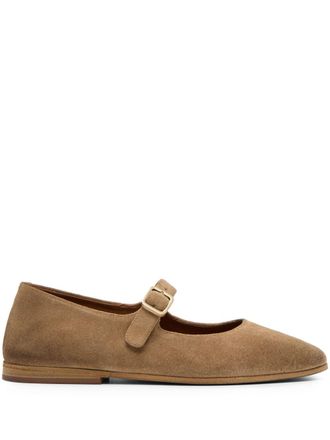 Mars&egrave;ll Scivolo suede ballet flats - Neutrals